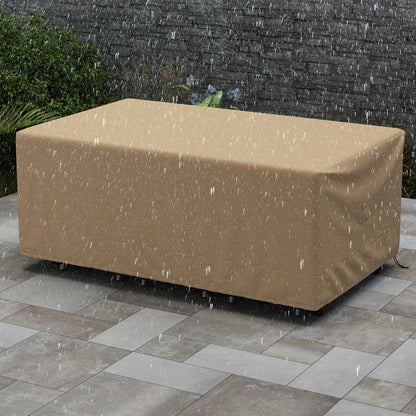 Patio Furniture Cover with Padded Handle and Click-Close Straps-90 x 50 x 32 inches, Beige Outdoor Furniture Accessories at Gallery Canada