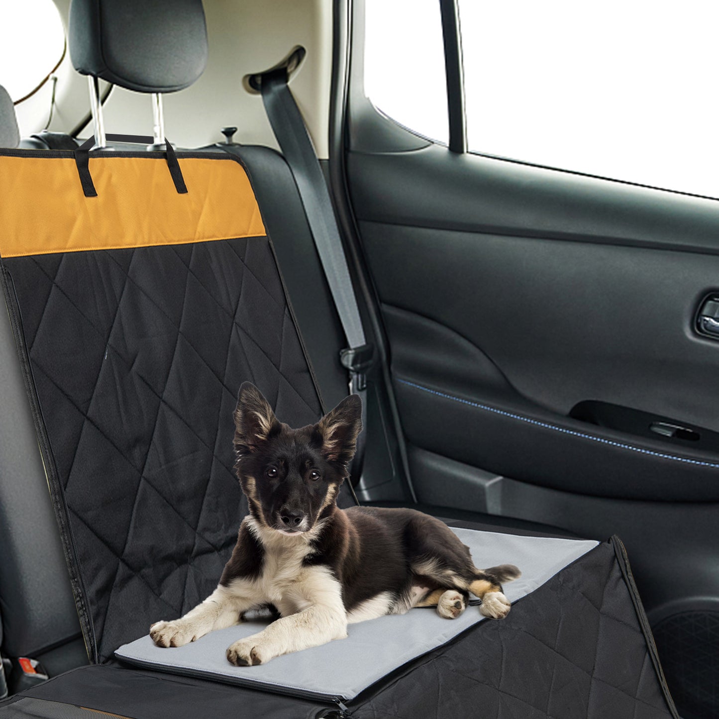 Dog Car Seat Cover with Mesh Window for Small and Medium Dogs, Black Dog Supplies at Gallery Canada