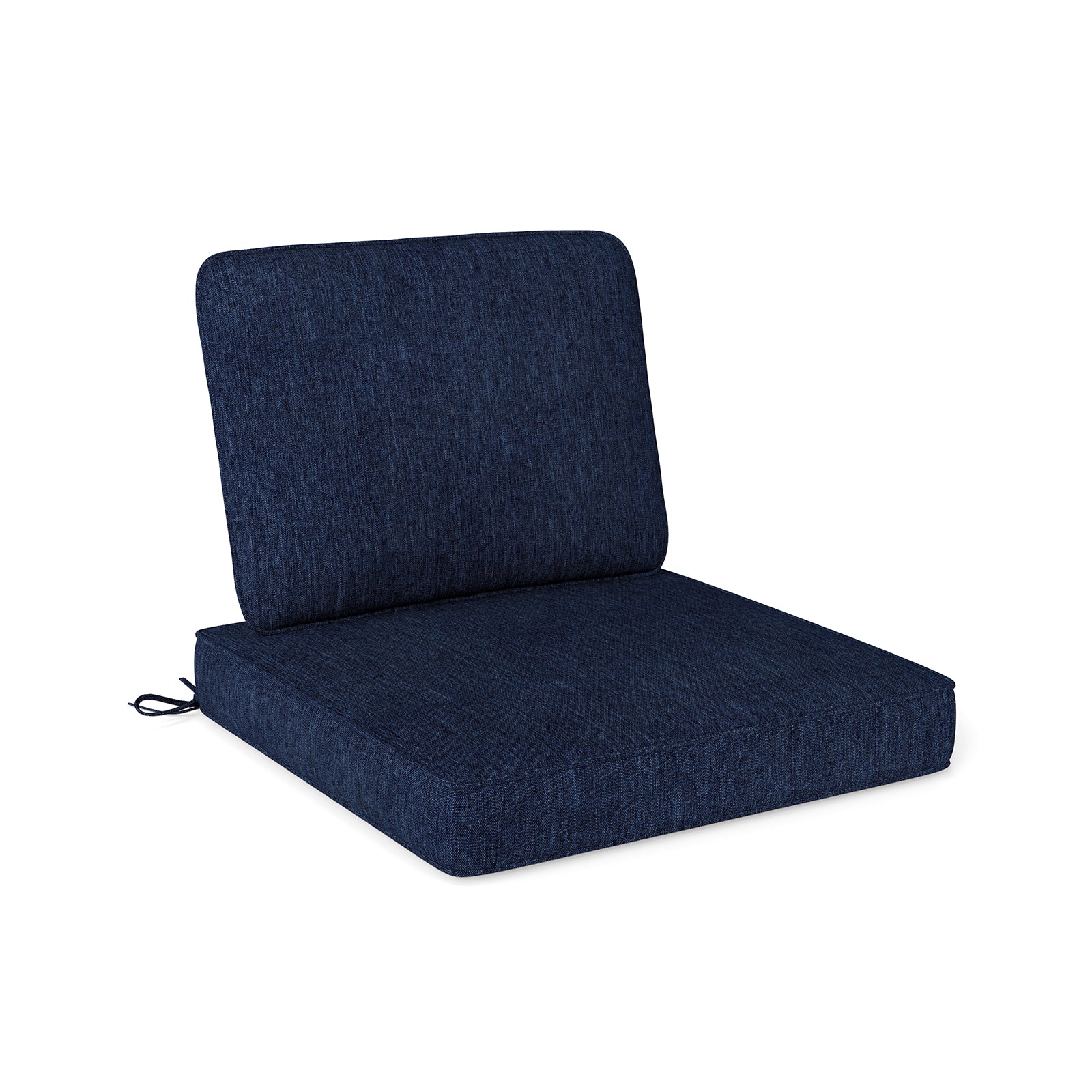 2-Pack Outdoor Patio Cushion Set with Removable Covers, Navy Outdoor Furniture Accessories Navy at Gallery Canada