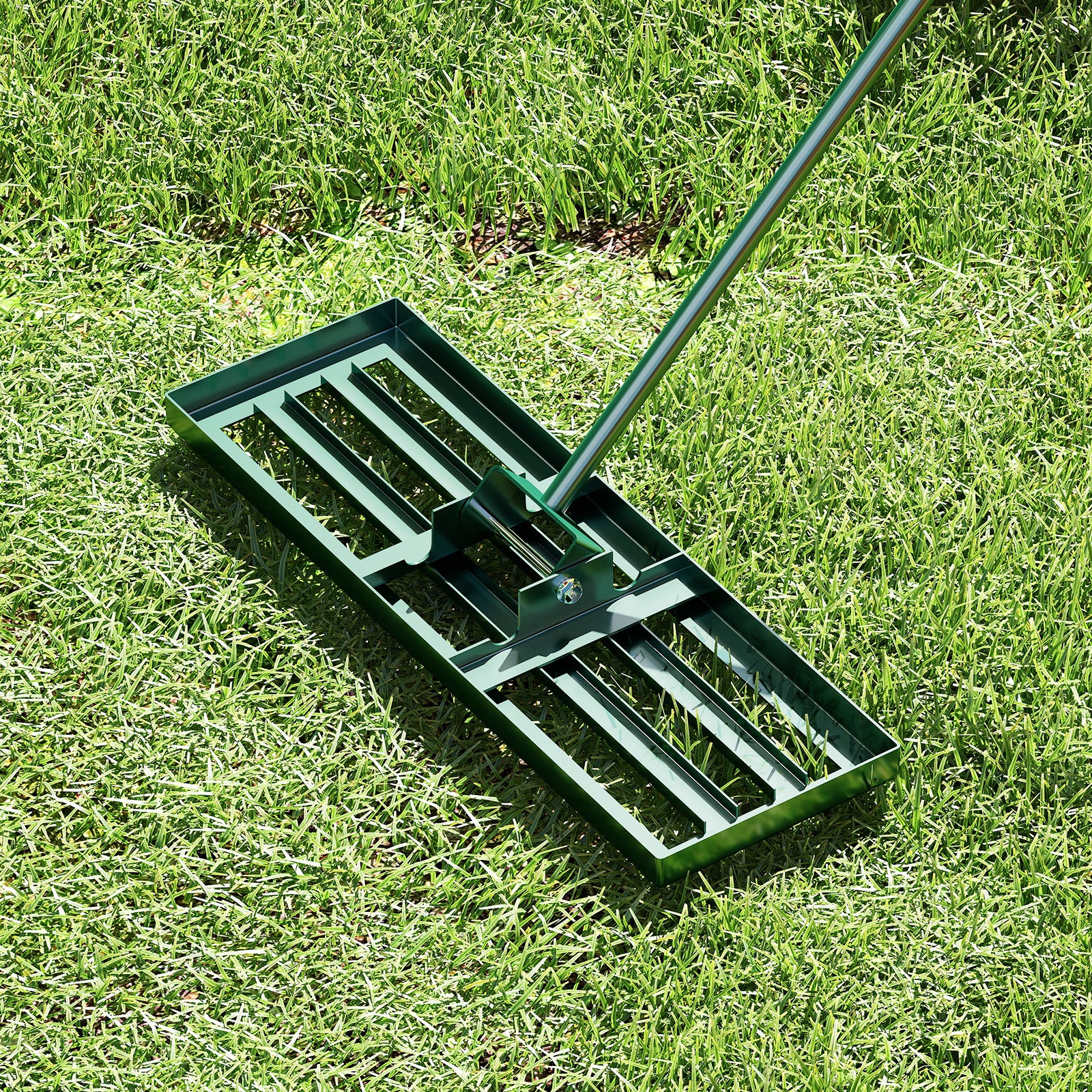 30 x 10 Inch Lawn Leveling Rake, Ergonomic Handle, Green Garden Tools at Gallery Canada