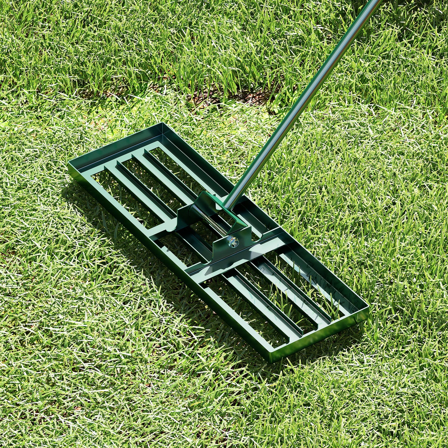30 x 10 Inch Lawn Leveling Rake, Ergonomic Handle, Green Garden Tools at Gallery Canada