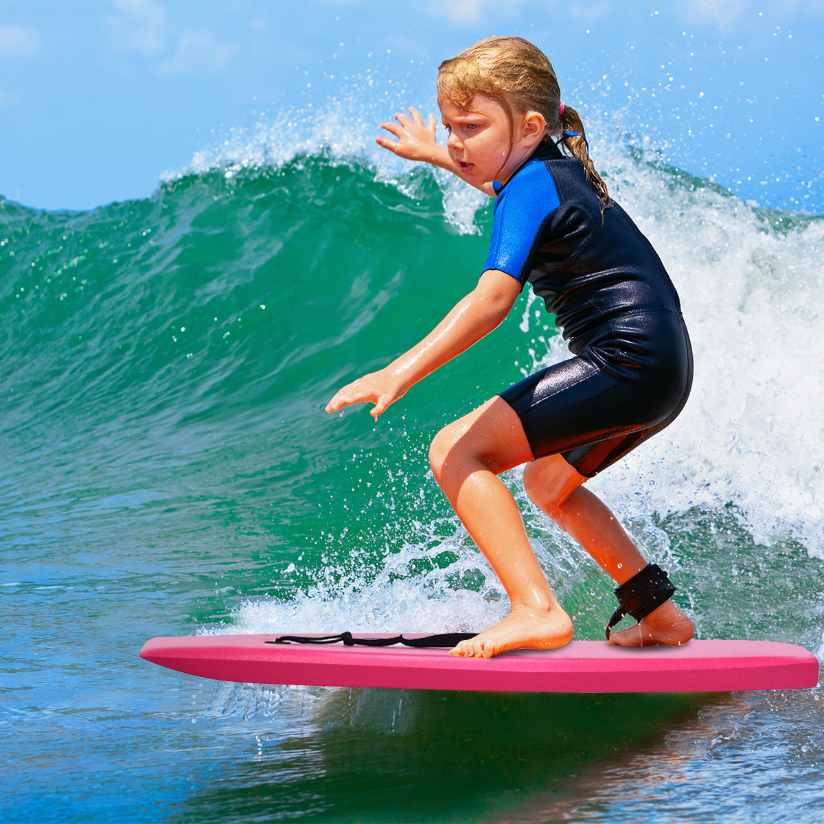 Lightweight Bodyboard, EPS Core, IXPE-S, With Leash Surfing at Gallery Canada