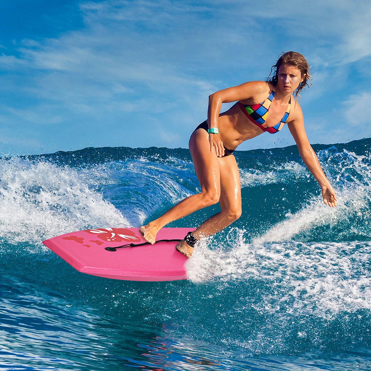 Lightweight Bodyboard, EPS Core, IXPE-S, With Leash Surfing at Gallery Canada