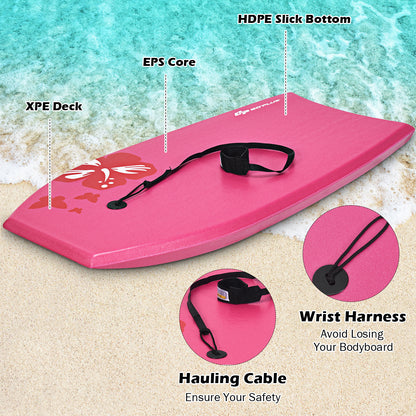 Lightweight Bodyboard, EPS Core, IXPE-S, With Leash Surfing at Gallery Canada