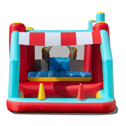 5-in-1 Ice Cream Inflatable Bounce House with Ball Pit and Slide with 520W Blower, Multicolor Bounce House at Gallery Canada