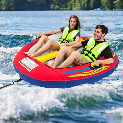 1 or 2 Person Inflatable Towable Tube for Boating with Drainage Water Sports at Gallery Canada