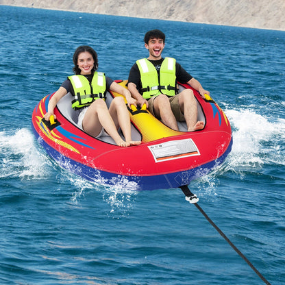 1 or 2 Person Inflatable Towable Tube for Boating with Drainage Water Sports at Gallery Canada