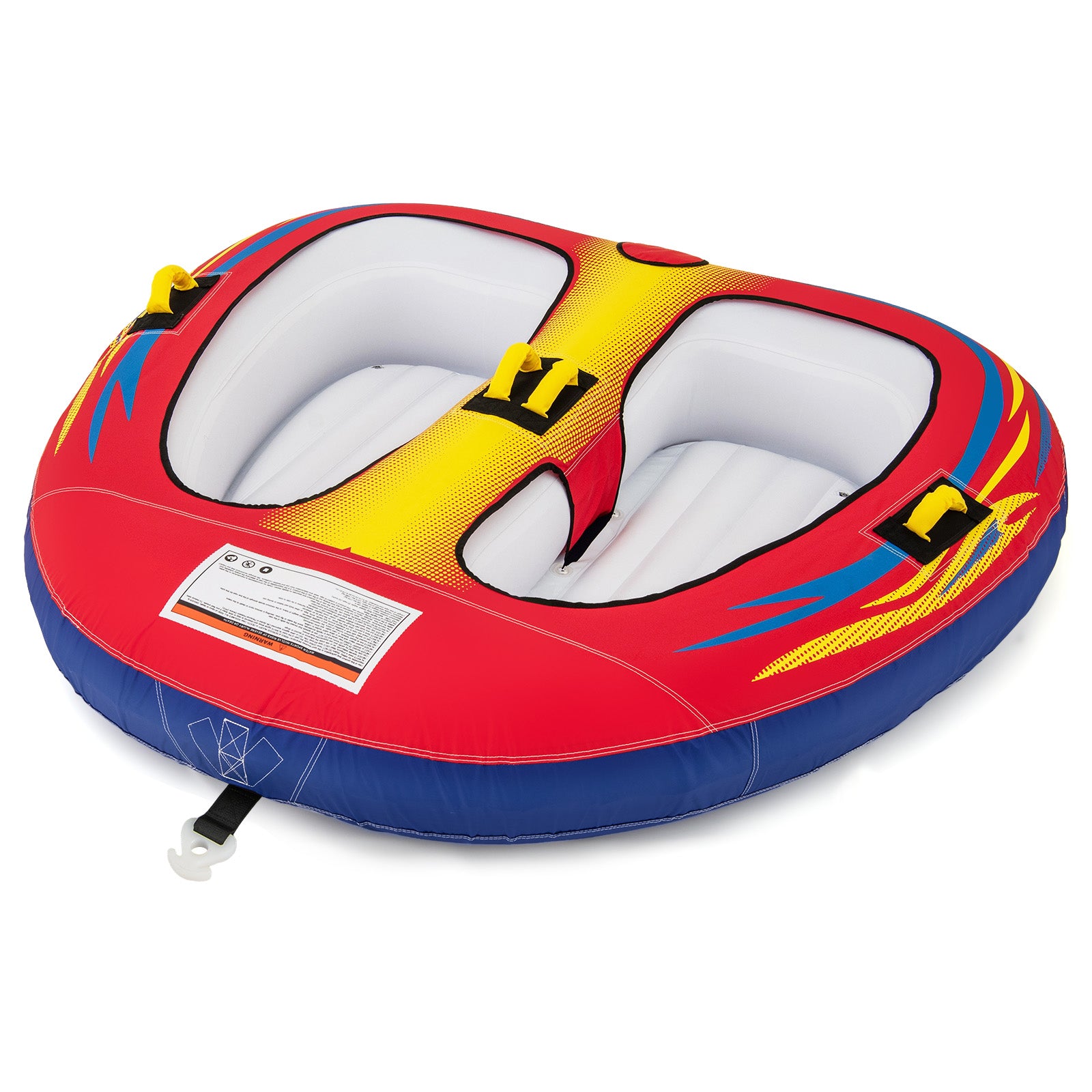 1 or 2 Person Inflatable Towable Tube for Boating with Drainage Water Sports at Gallery Canada