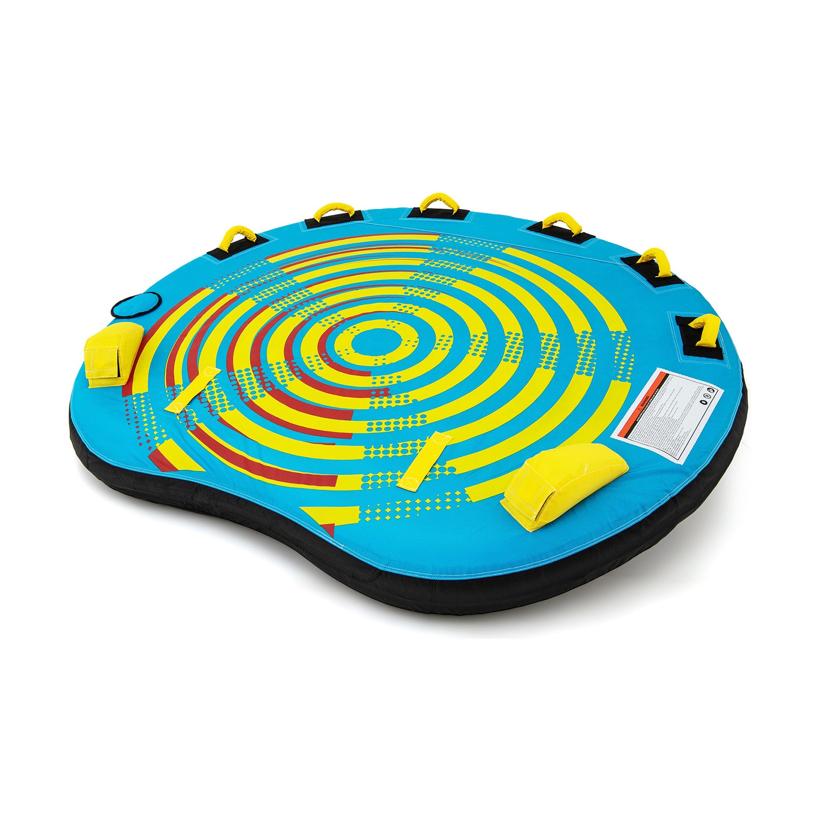 3-Person Inflatable Boat Tube Towable Platform with Double Valves Water Sports at Gallery Canada