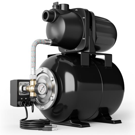 1200W Garden Water Pump, Shallow Well Pressurized Irrigation, Black Watering & Irrigation Black at Gallery Canada