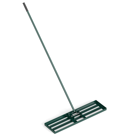 36 x 10 Inch Lawn Leveling Rake, Ergonomic Handle, Green Garden Tools Green at Gallery Canada
