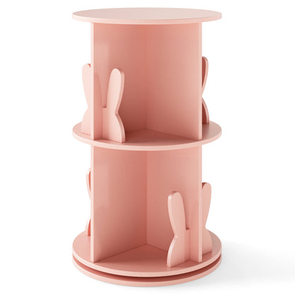 2 Tier Kids Rotating Bookshelf, Pink Kids Storage at Gallery Canada