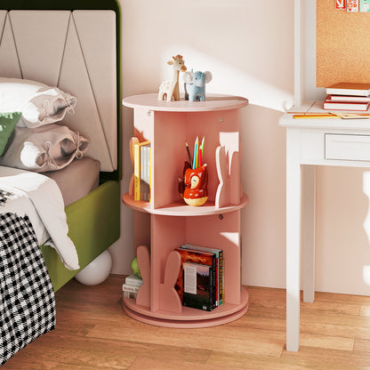 2 Tier Kids Rotating Bookshelf, Pink Kids Storage at Gallery Canada