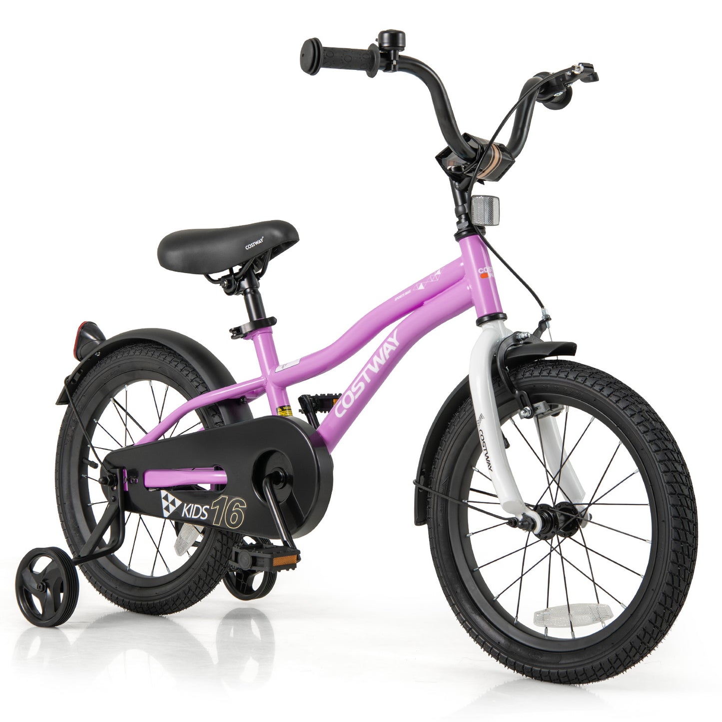 Kids Bike 16-Inch Children Training Bicycle with 2 Brake for 4-7 Years Old, Purple Kids Bike Purple at Gallery Canada