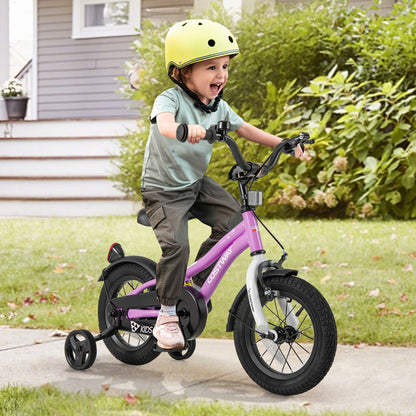 Kids Bike 12-Inch Children Training Bicycle with 2 Brake for 3-4 Years Old, Purple Kids Bike at Gallery Canada