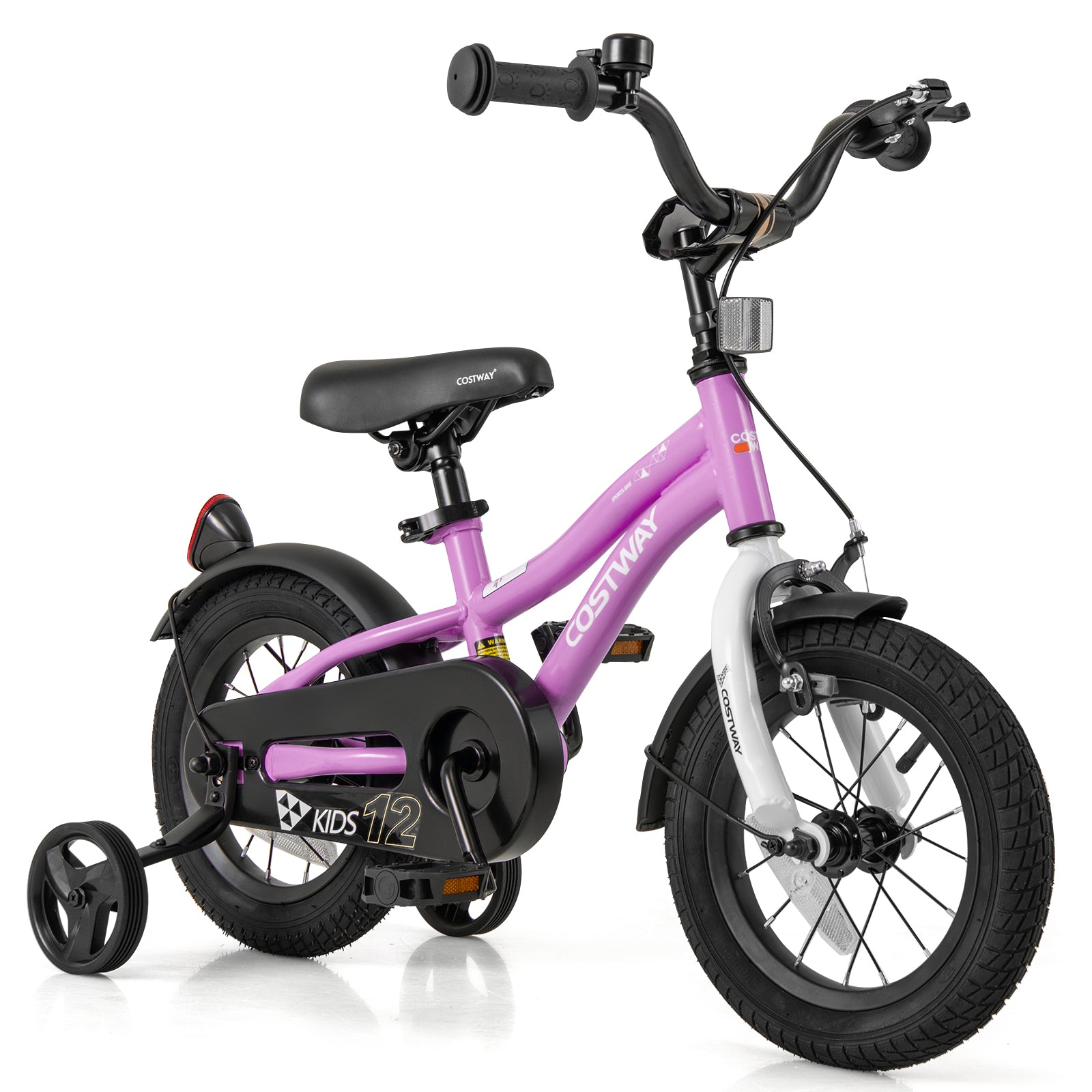 Kids Bike 12-Inch Children Training Bicycle with 2 Brake for 3-4 Years Old, Purple Kids Bike Purple at Gallery Canada
