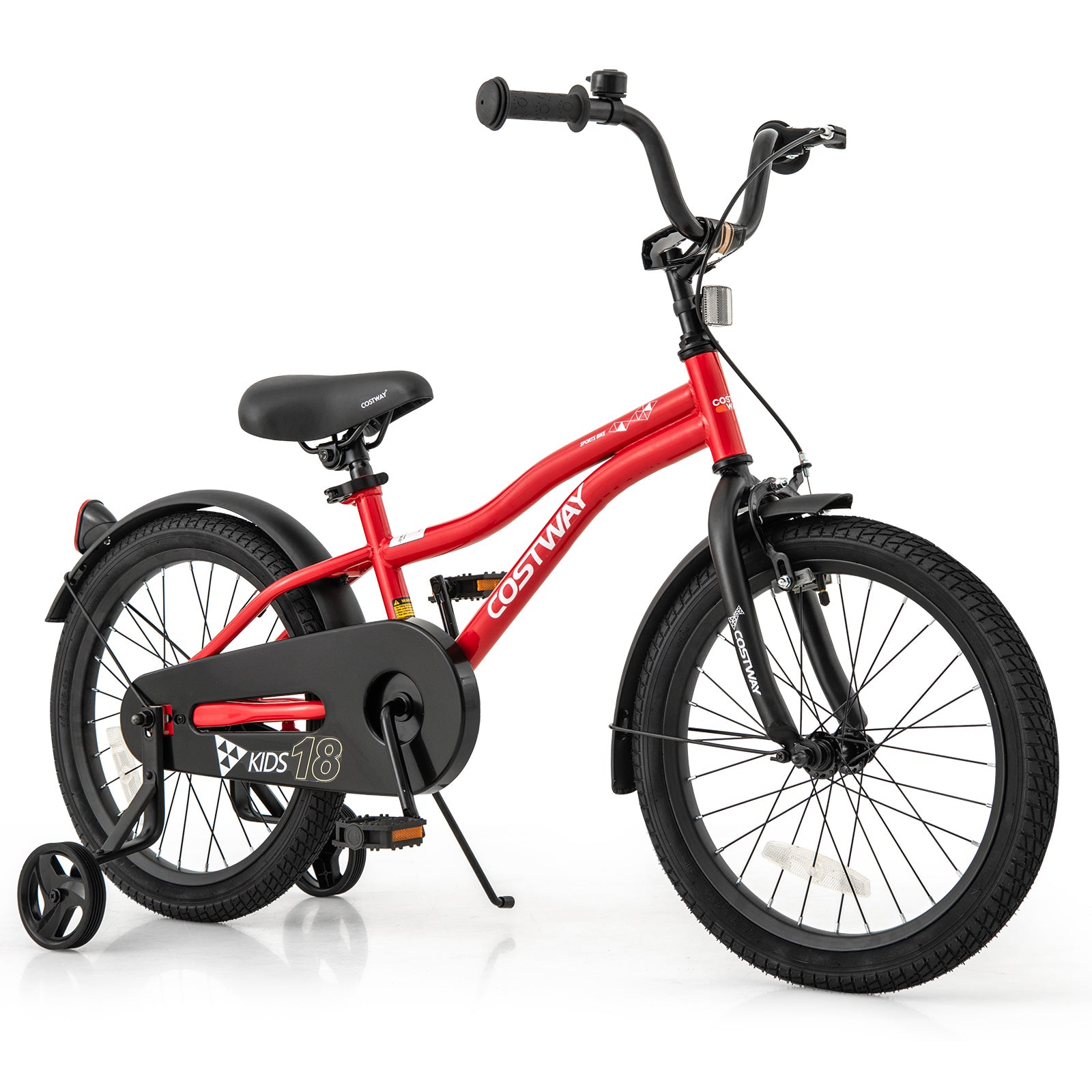18 Inch Kids Bike, Adjustable, For 4-8 Years Old, Red Kids Bike at Gallery Canada