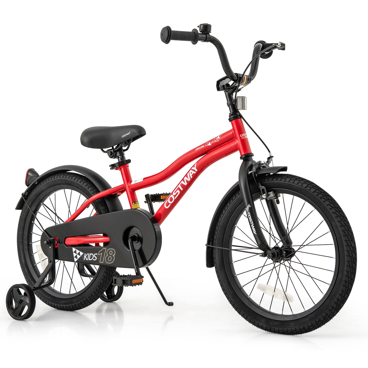18 Inch Kids Bike, Adjustable, For 4-8 Years Old, Red Kids Bike at Gallery Canada