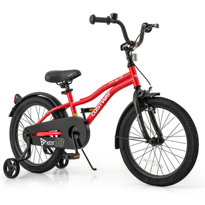 18 Inch Kids Bike, Adjustable, For 4-8 Years Old, Red Kids Bike at Gallery Canada