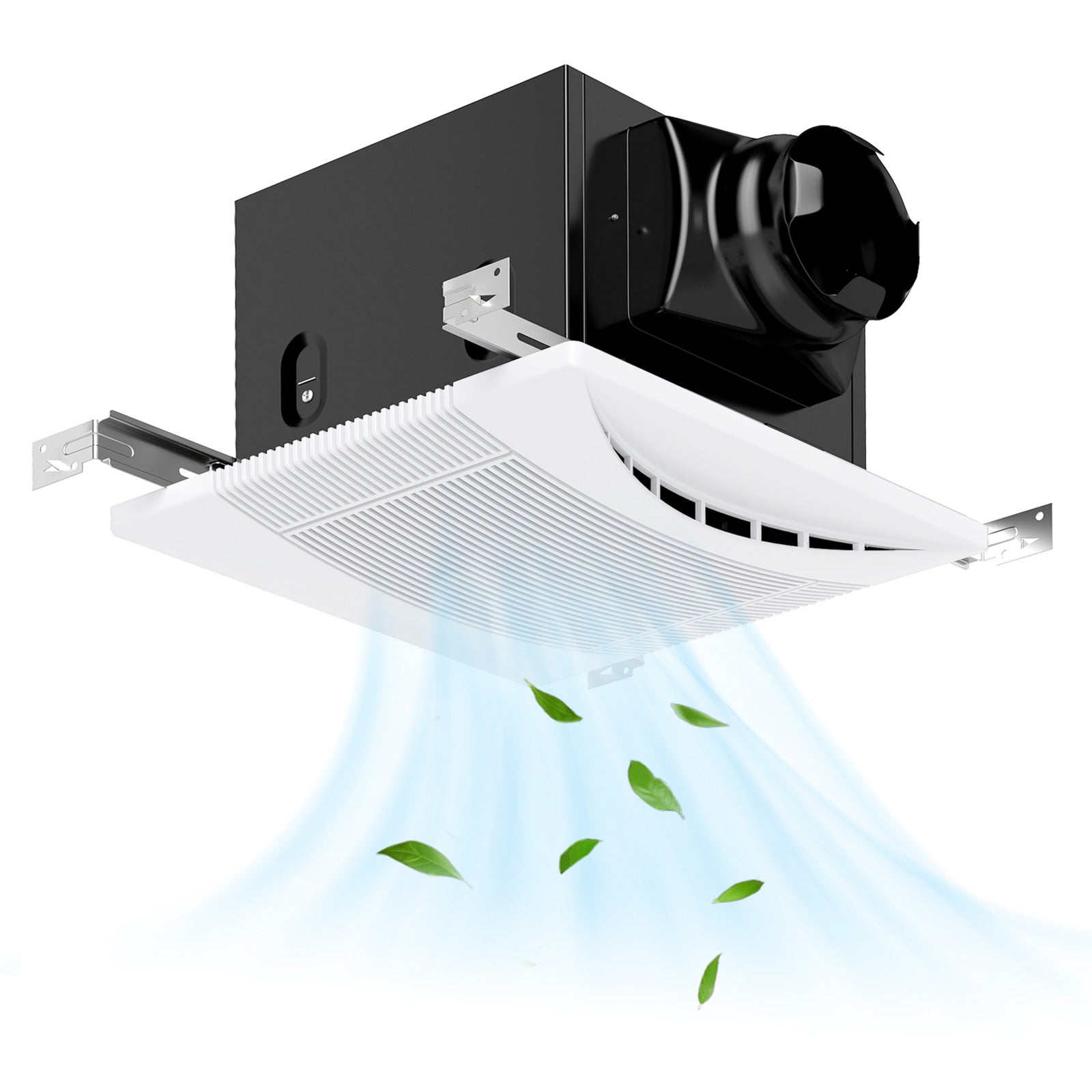 110 CFM Ceiling Mount Exhaust Ventilation Fan with Metal Housing, White Ventilation Fans at Gallery Canada