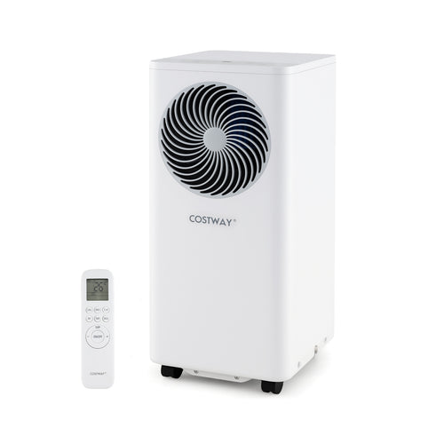8200/10000 BTU Portable Air Conditioner 3-in-1 Stand up AC Unit with Dehumidifier-10000 BTU, White