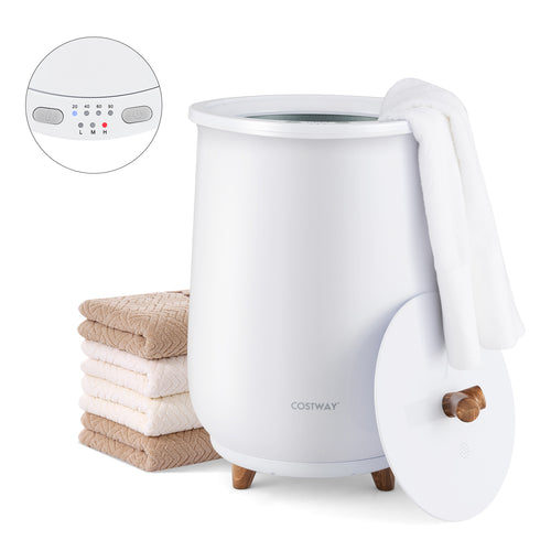23L Large Luxury Towel Warmer, White