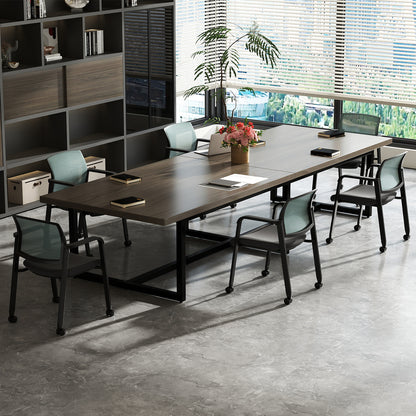Set Of 2 Stackable Rolling Office Chairs, Mesh Backrest, Gray Conference Chairs at Gallery Canada
