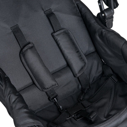 Foldable Lightweight Front Back Seats Double Baby Stroller, Black Baby Strollers at Gallery Canada