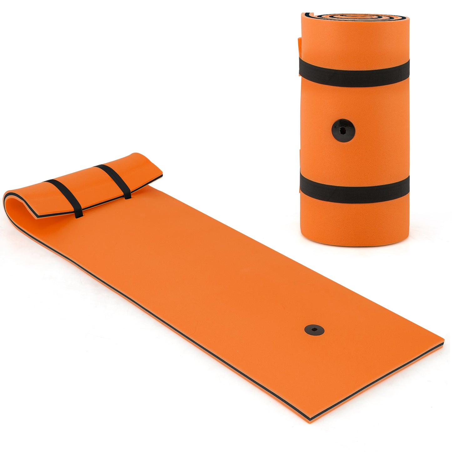 3-Layer Tear-Resistant Foam Floating Pad, Orange