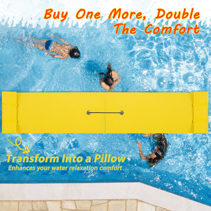 3-layer Tear-resistant Relaxing Foam Floating Pad, Yellow Swimming at Gallery Canada