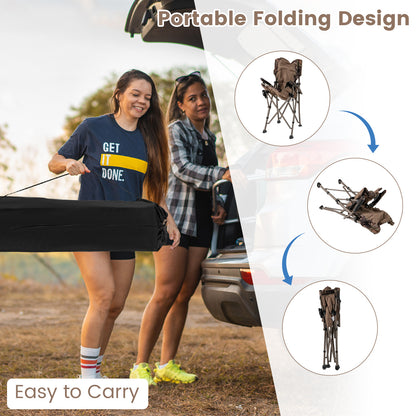 Portable Camping Chair, 400 Lbs, Brown Camping Furniture at Gallery Canada