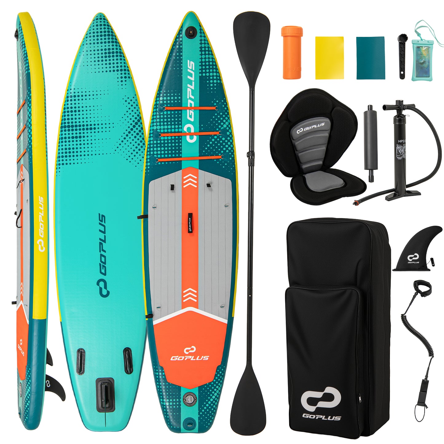 Inflatable Stand Up Paddle Board With Kayak Seat, 11 Feet, L Surfing Options at Gallery Canada