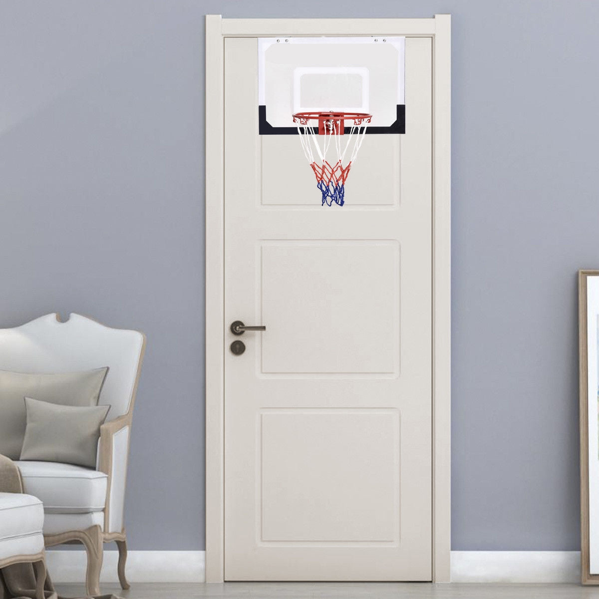 Over-The-Door Mini Basketball Hoop Includes Basketball and 2 Nets, Multicolor Sport Equipments at Gallery Canada