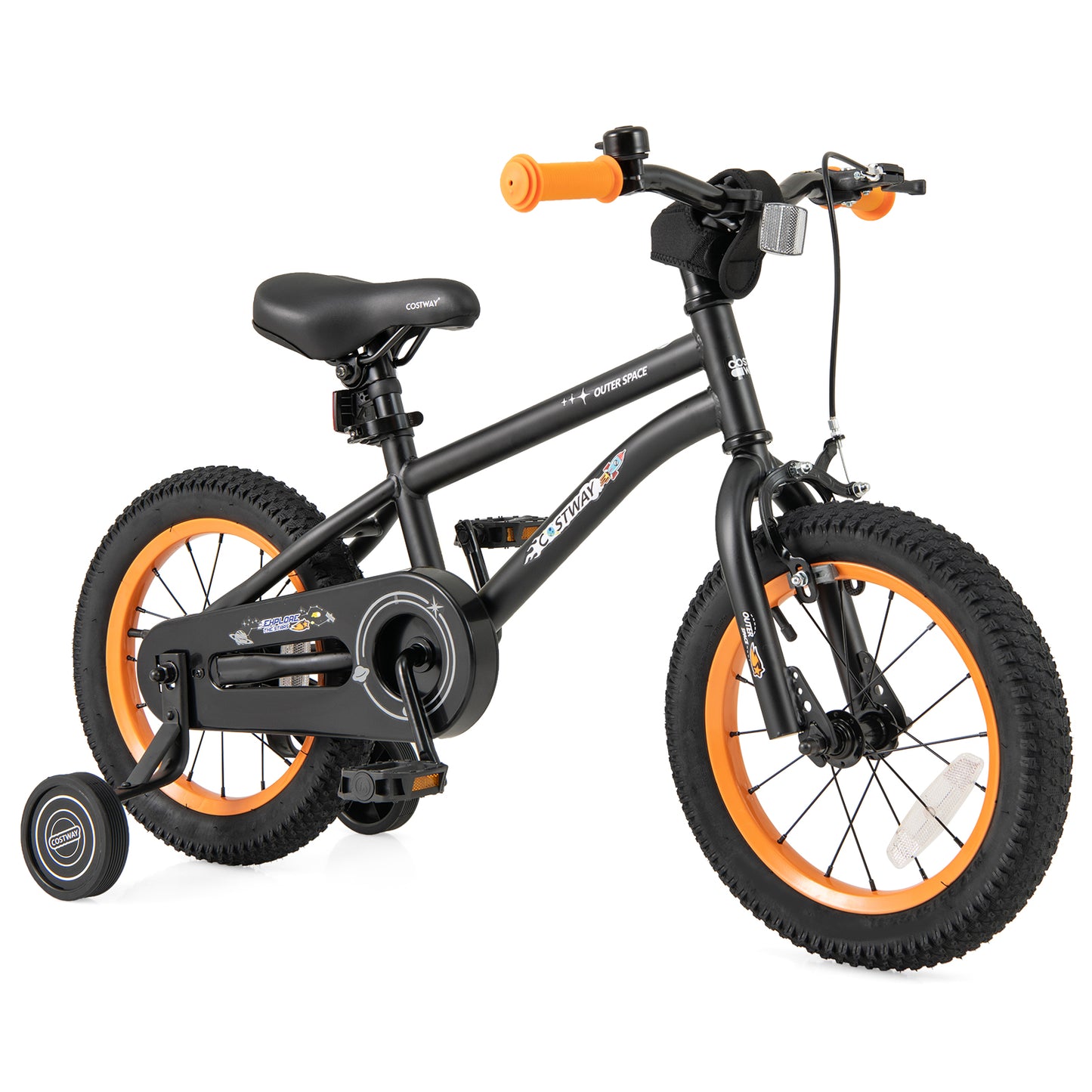 14-Inch Kids Bike Sport Bicycle for 3-5 Years Old with Adjustable Seat-14 inches, Black Kids Bike at Gallery Canada