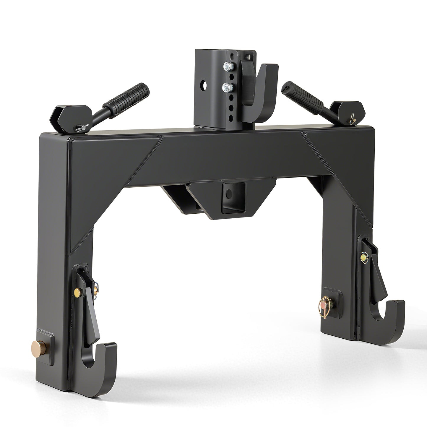 3-Point Quick Hitch, 5 Level Adjustable Bolt, Black Garden Tools Black at Gallery Canada