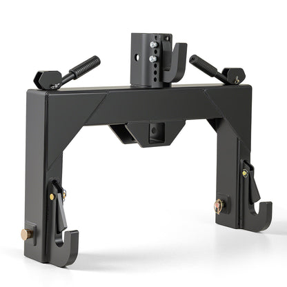 3-Point Quick Hitch, 5 Level Adjustable Bolt, Black Garden Tools Black at Gallery Canada