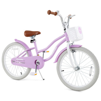 20 Inch Adjustable Kids Bike with 2 Brake System, Purple Kids Bike at Gallery Canada