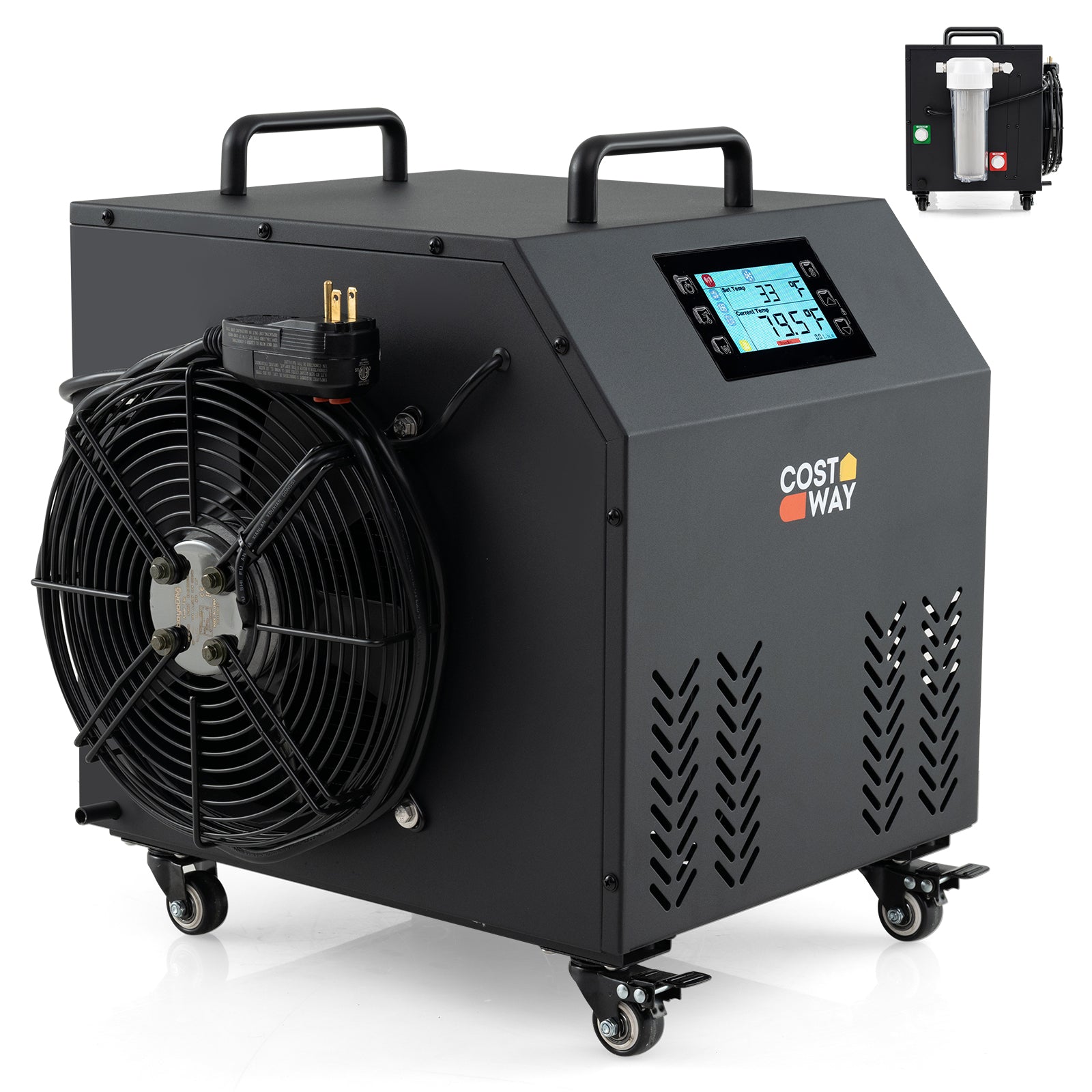 4/5 HP Ice Bath Water Chiller for Cold Plunge Tubs with Compressor, Black Spa & Salon at Gallery Canada