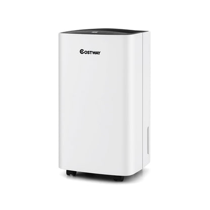 30 Pints Portable Dehumidifier, 1500 Sq. ft, White Dehumidifiers at Gallery Canada