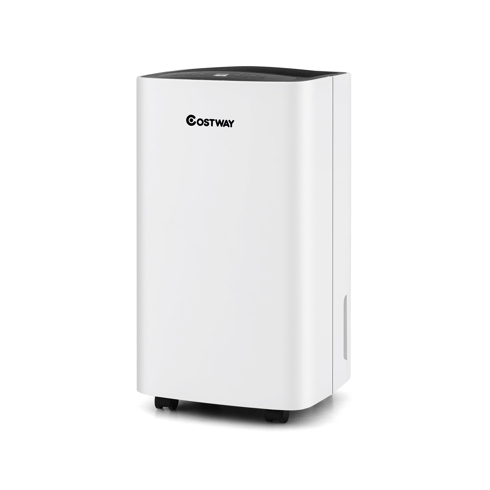 30 Pints 1500 Sq. ft Portable Dehumidifier For Medium To Large Spaces, White Dehumidifiers White at Gallery Canada