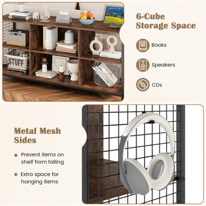 TV Stand for 65 Inch TVs-Rustic Brown and Black, Rustic Brown Entertainment Centers & TV Stands at Gallery Canada
