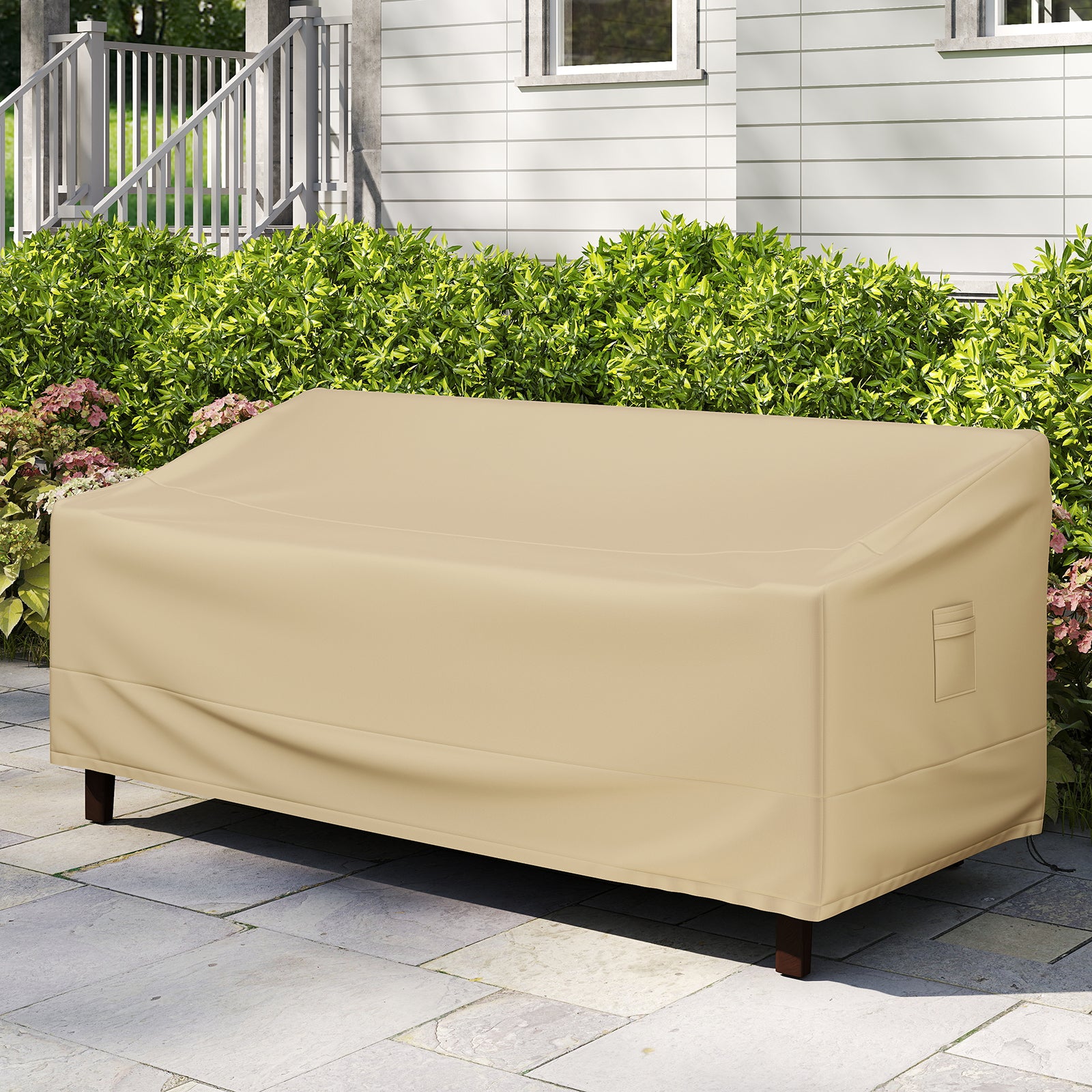 Patio Furniture Cover, 77 x 43 x 30 Inches, Beige Outdoor Furniture Accessories at Gallery Canada