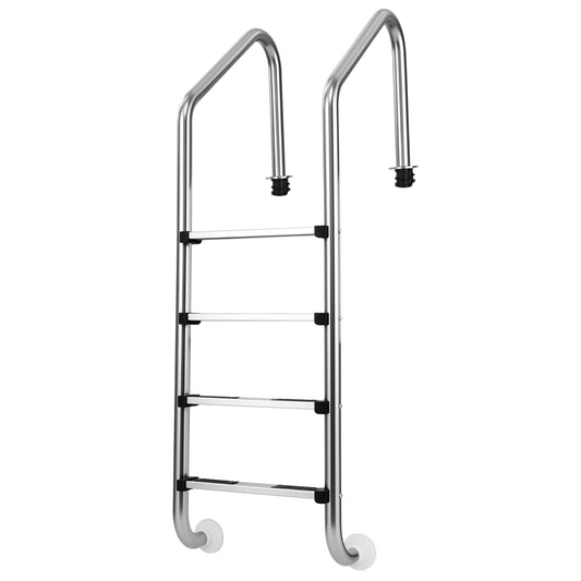 4-Step Inground Pool Ladder, Stainless Steel, Silver Swimming Pools Silver at Gallery Canada