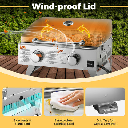 Stainless Steel Propane Grill With Lid, Silver Outdoor Grills at Gallery Canada
