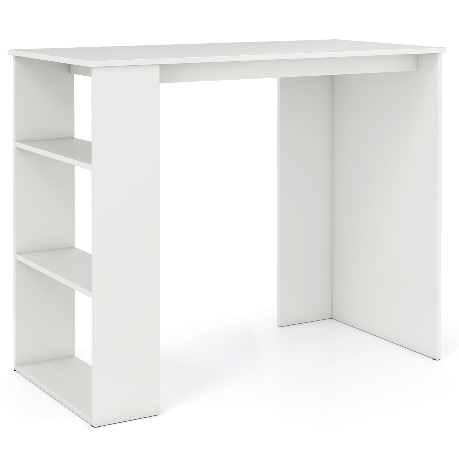 Computer Desk With Bookshelf, For Small Space, White Computer Desks at Gallery Canada