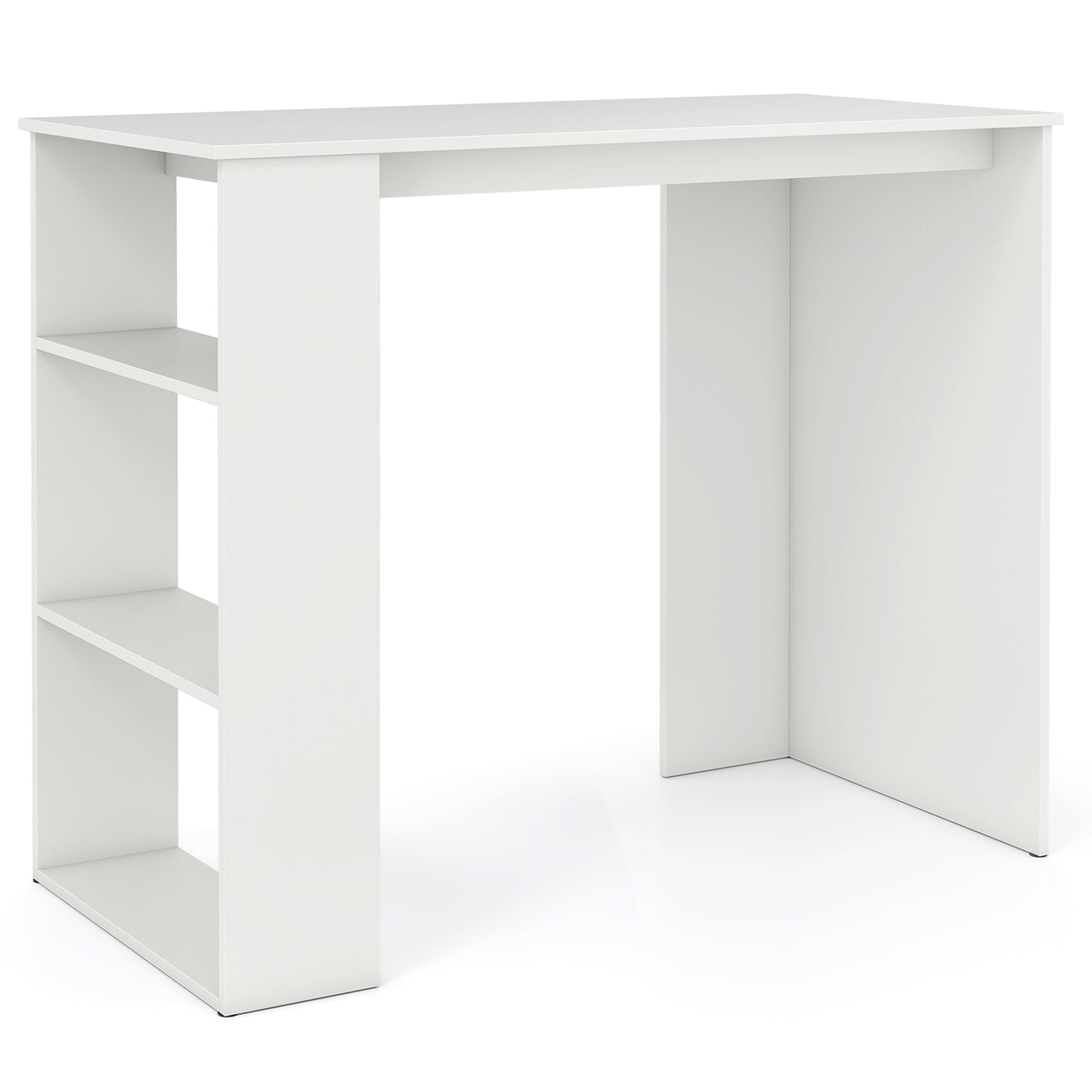Computer Desk With Bookshelf, For Small Space, White Computer Desks at Gallery Canada