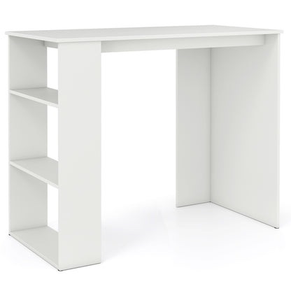 Computer Desk With Bookshelf, For Small Space, White Computer Desks at Gallery Canada