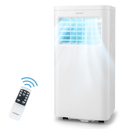 6000 BTU Portable Air Conditioner, Cools 250 Sq.Ft, White
