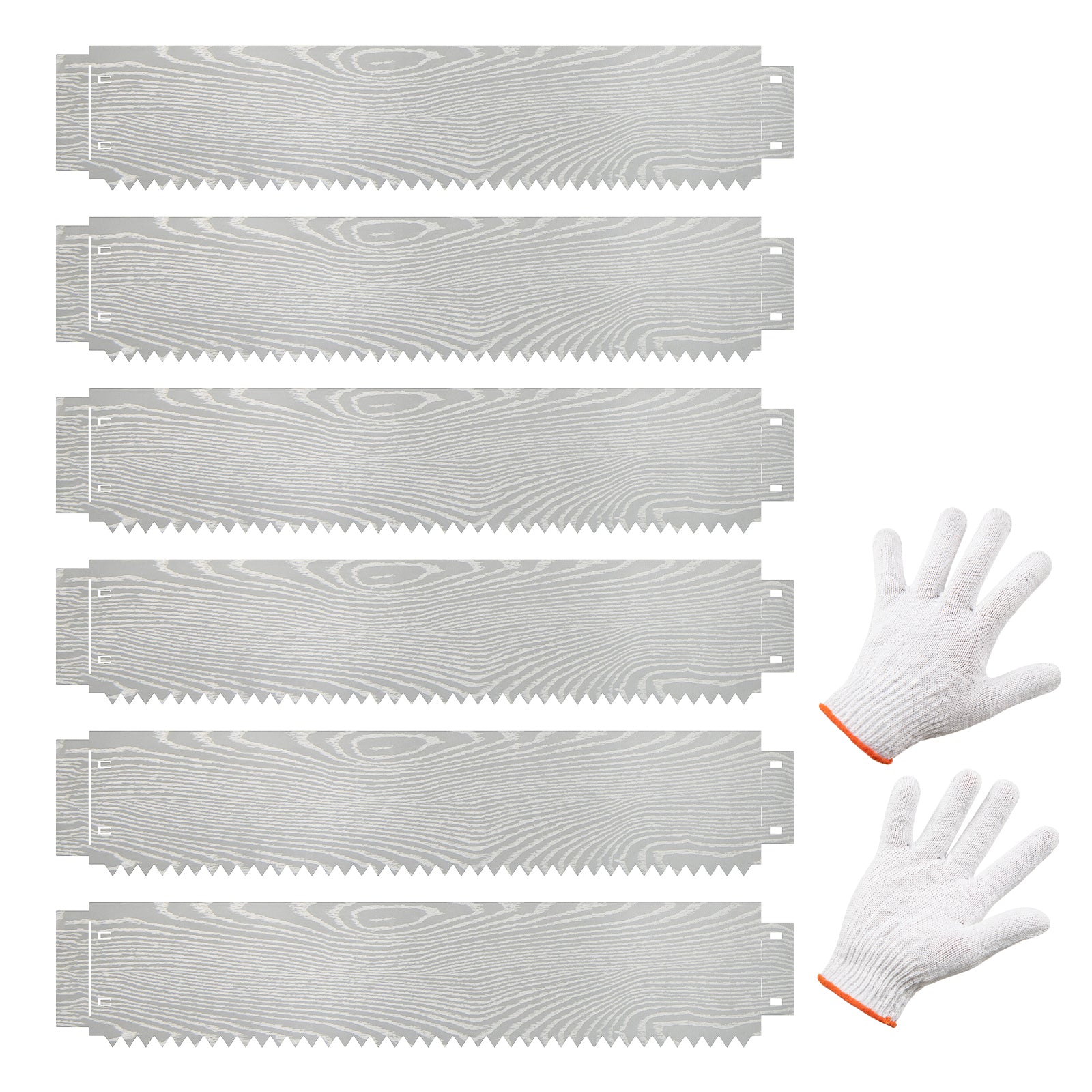 6-Pack 20 FT Galvanized Metal Landscape Edging for Lawn, Silver Raised Garden Beds at Gallery Canada