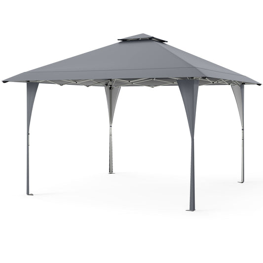 13 X 13 FT Pop Up Gazebo, With Carrying Bag, Gray
